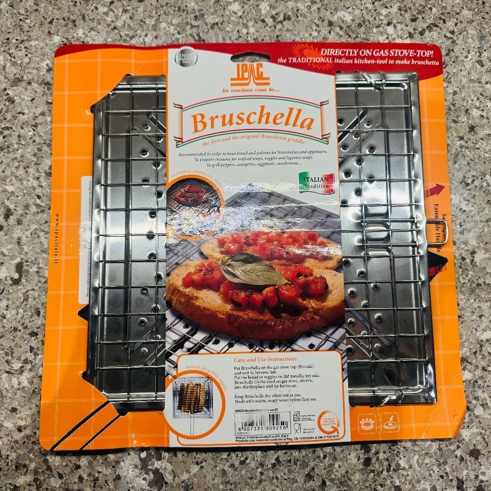 IPAC - Griddle for Bruschetta, Veggies and More, Brand New!